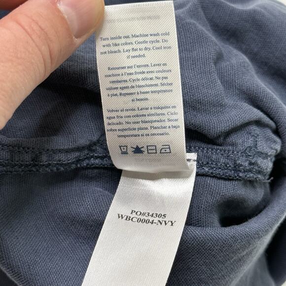 Faherty Arlie Day & Trade Shorts Women's XS Blue Linen Blend Stretch Pull On - Picture 9 of 10